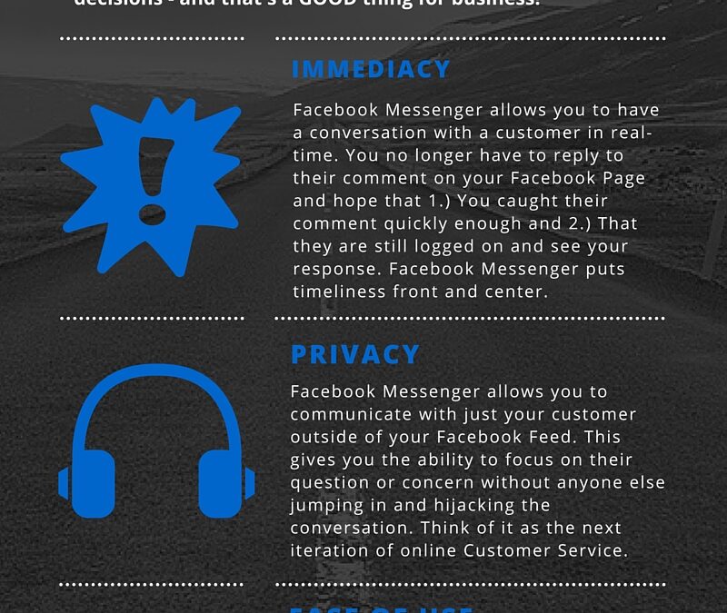 3 Reasons to use Facebook Messenger for Business [Infographic]